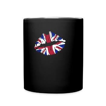 Union Jack - Full Colour Mug - black - Front