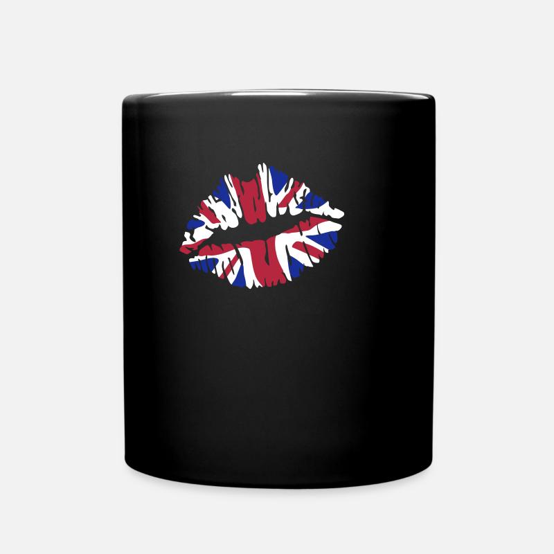 Union Jack - Full Colour Mug - black