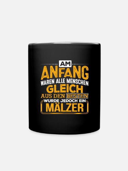 MÄLZER - Der Beste - Tasse einfarbig - Schwarz