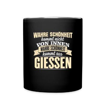 GIESSEN - Schönheit - Tasse einfarbig - Schwarz - Vorne