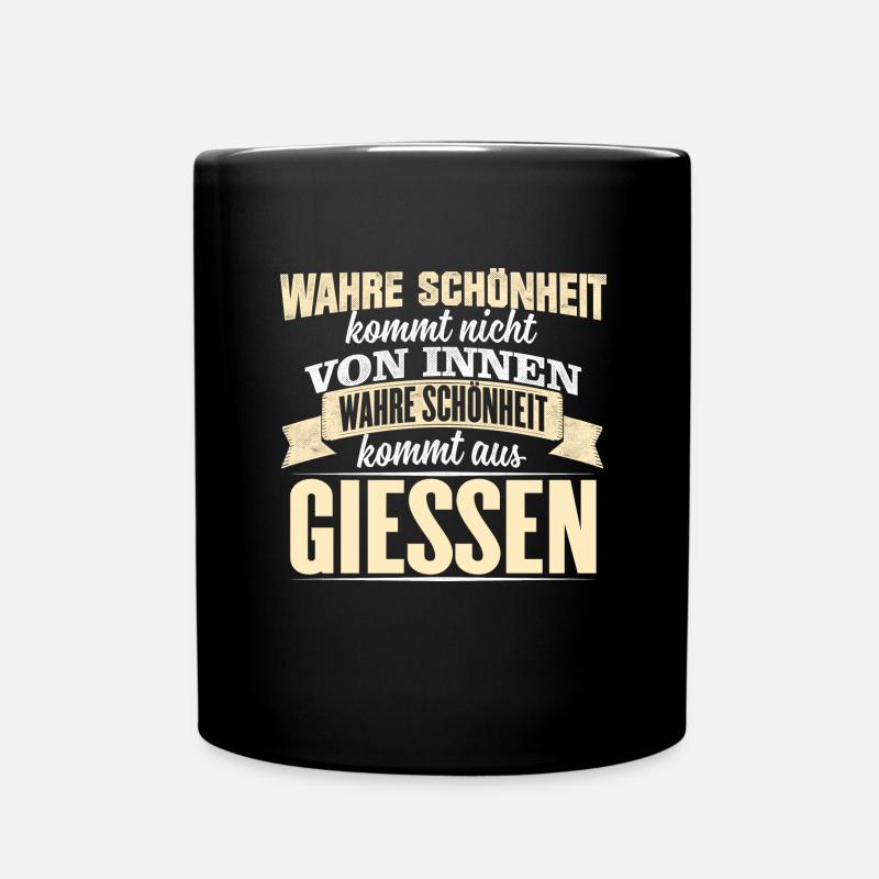 GIESSEN - Schönheit - Tasse einfarbig - Schwarz