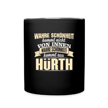 HÜRTH - Schönheit - Tasse einfarbig - Schwarz - Vorne