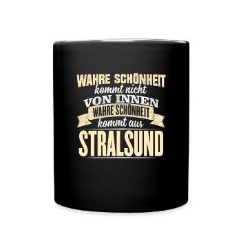 STRALSUND - Schönheit - Tasse einfarbig - Schwarz - Vorne