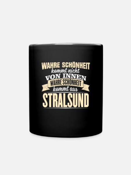 STRALSUND - Schönheit - Tasse einfarbig - Schwarz