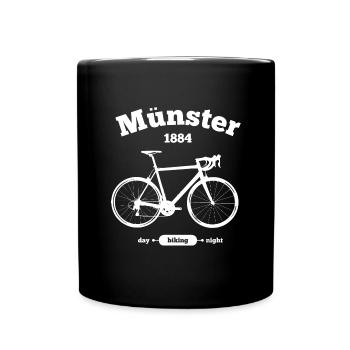 Bicycle Münster - Full Colour Mug - black - Front