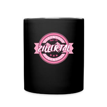 Zillertal - Tasse einfarbig - Schwarz - Vorne