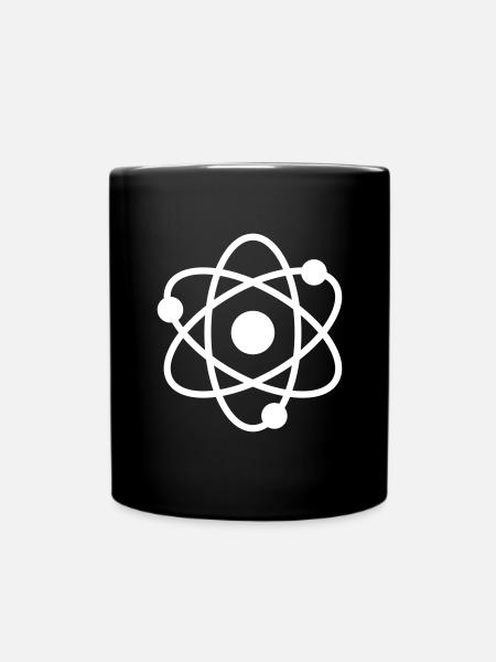 Atom - Tasse einfarbig - Schwarz