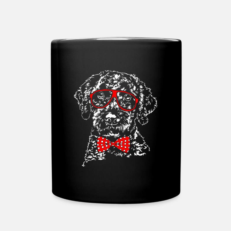 LAGOTTO ROMAGNOLO süßer Hund Hunde Wilsigns - Tasse einfarbig - Schwarz