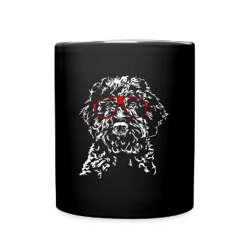 LAGOTTO ROMAGNOLO Brille Hunde Hund Wilsigns - Tasse einfarbig - Schwarz - Vorne