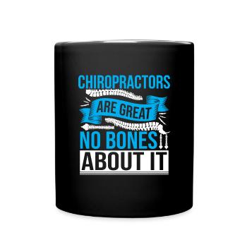Les chiropraticiens sont une excellente colonne vertébrale chiropratique amusante - Mug uni - noir - Devant