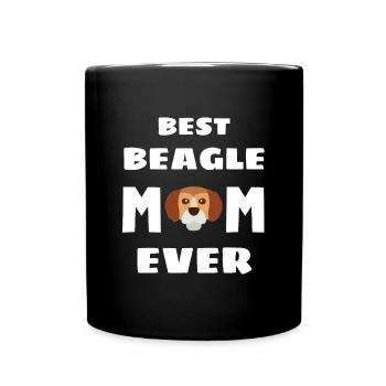Best Beagle Mama Dogs Pet Mother's Day Beagle - Full Colour Mug - black - Front