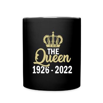 Elisabeth II. die Königin 1926 2022 - Tasse einfarbig - Schwarz - Vorne