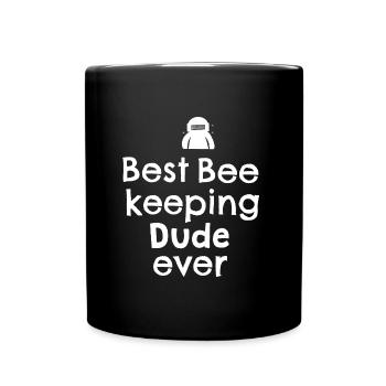 Best bee keeping dude ever - Full Colour Mug - black - Front
