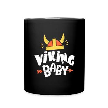 vinkinger baby Danenark Suède norvége - Mug uni - noir - Devant
