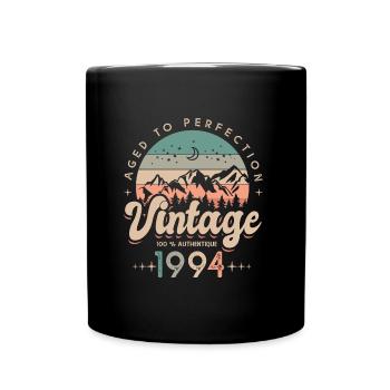 1994 Vintage Birthday Born in 1994 - Full Colour Mug - black - Front