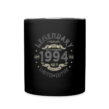 1994 Jubiläum Legendär Geboren 1994 - Tasse einfarbig - Schwarz - Vorne