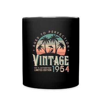 1954 Birthday Gift Born 1954 - Full Colour Mug - black - Front