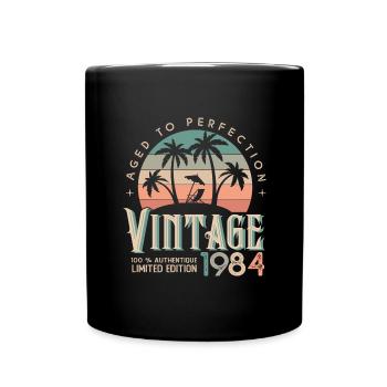 1984 Birthday Gift Born 1984 - Full Colour Mug - black - Front