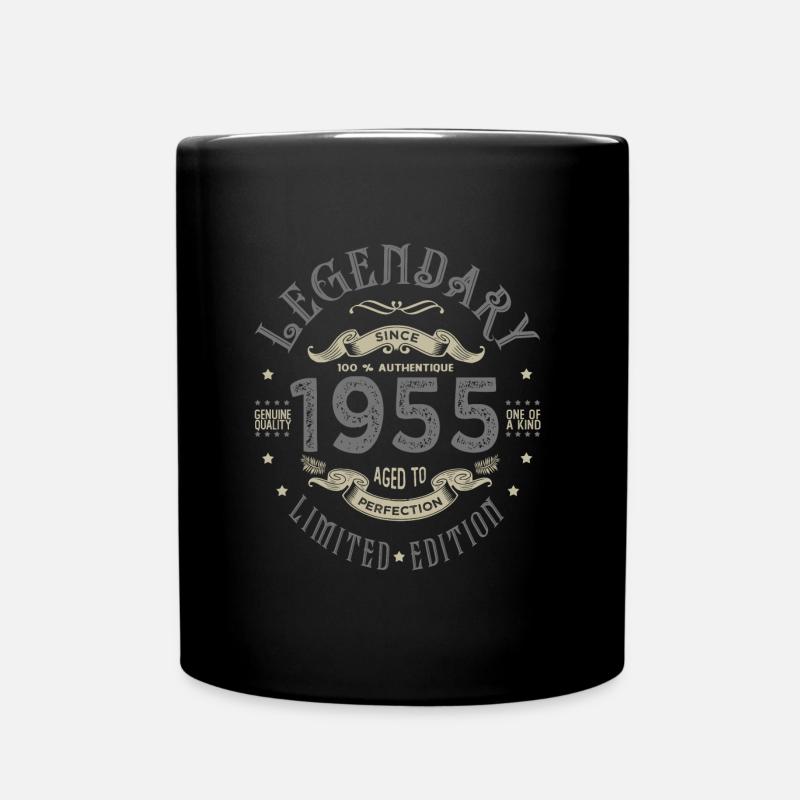 1955 Anniversaire legendary Né 1955 - Mug uni - noir