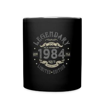 1984 Legendary Birthday Born 1984 - Full Colour Mug - black - Front