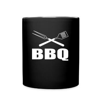 BBQ - Tasse einfarbig - Schwarz - Vorne