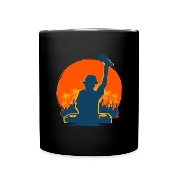 Disc Jockey Music DJ Club Deejay - Mug uni - noir - Devant