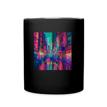 Japan Kawaii Otaku Tokyo - Tasse einfarbig - Schwarz - Vorne
