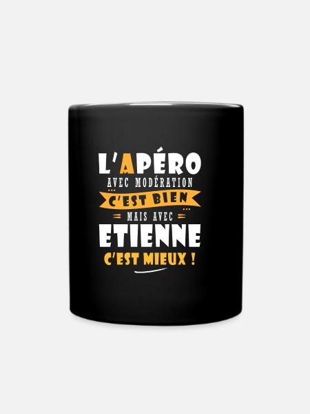 Etienne cadeau Humour personnalisé cadeau Etienne - Mug uni - noir