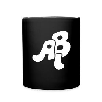 Abi - Abitur - Geschenk - Tasse einfarbig - Schwarz - Vorne