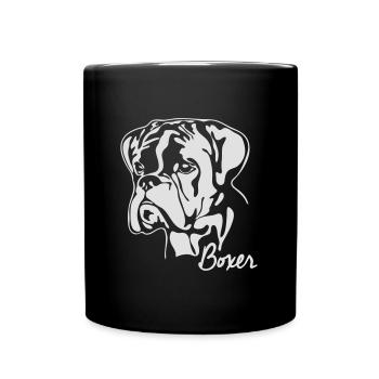 BOXER PORTRAIT - Tasse einfarbig - Schwarz - Vorne