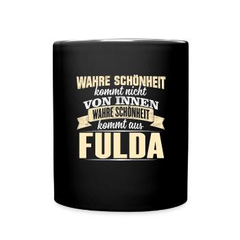 FULDA - Schönheit - Tasse einfarbig - Schwarz - Vorne
