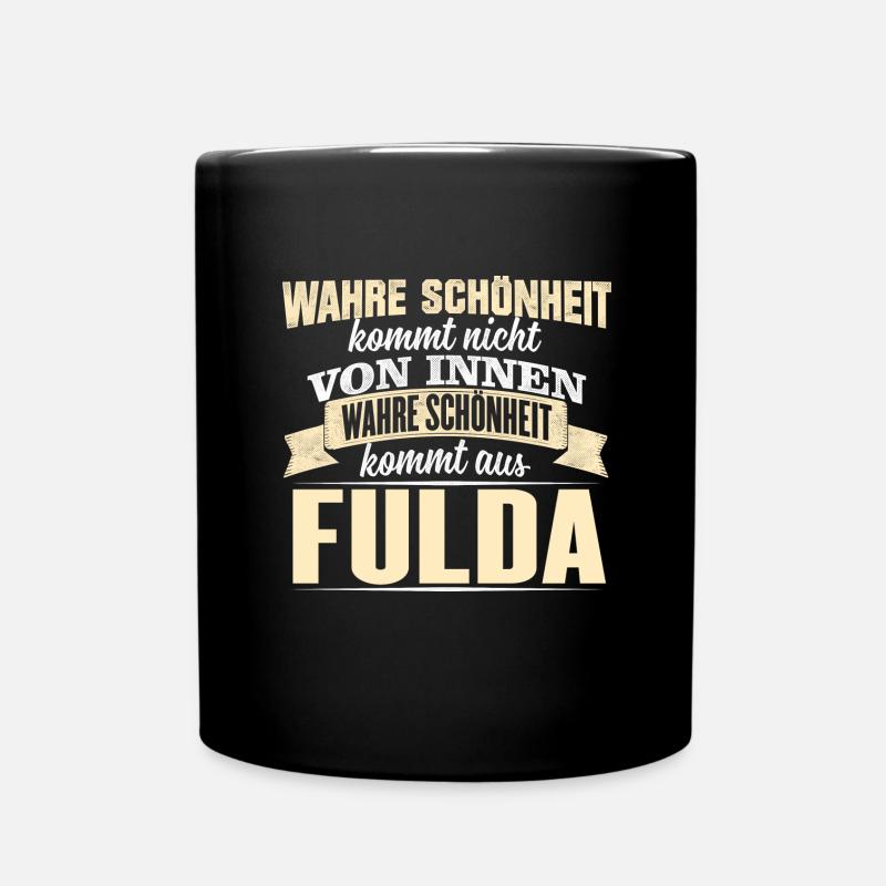 FULDA - Schönheit - Tasse einfarbig - Schwarz