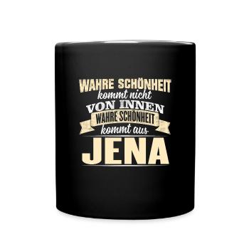 JENA - Schönheit - Tasse einfarbig - Schwarz - Vorne
