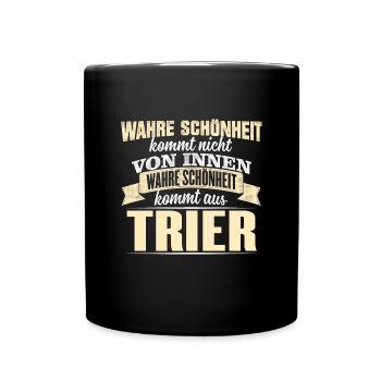 TRIER - Schönheit - Tasse einfarbig - Schwarz - Vorne