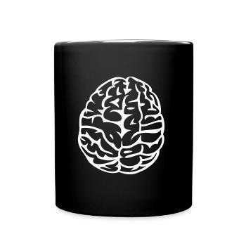 Brain - Full Colour Mug - black - Front