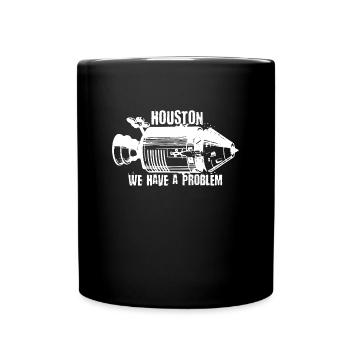 Rakete - Tasse einfarbig - Schwarz - Vorne