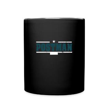 Postman shirt - Full Colour Mug - black - Front