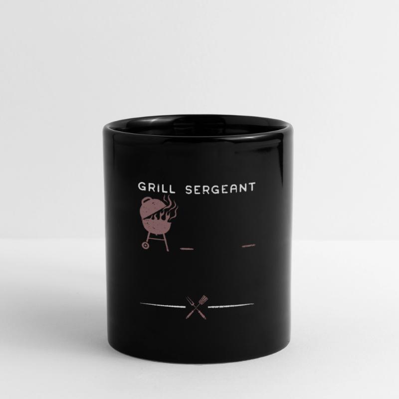 Grill Sergeant - BBQ Tasse einfarbig