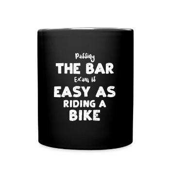 Passing The Bar Exam Is Easy As... - Full Colour Mug - black - Front
