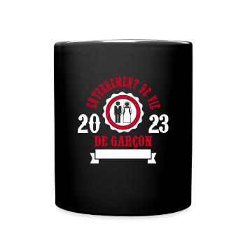 JGA 2023 - Groom - Enterrement de vie de garçon - Mug uni - noir - Devant