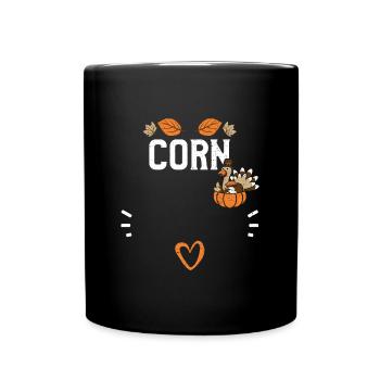 Maïs - Action de grâce - Mug uni - noir - Devant
