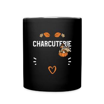 Charcuterie - Thanksgiving - Full Colour Mug - black - Front