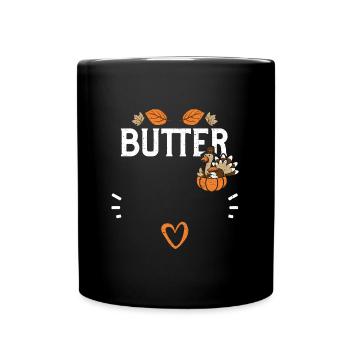 Butter - Thanksgiving - Tasse einfarbig - Schwarz - Vorne