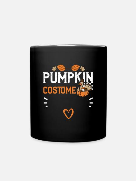 Pumpkin Costume - Thanksgiving - Tasse einfarbig - Schwarz