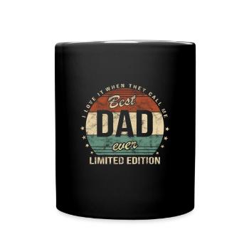 Best Dad Best Dad Ever for Best Dad - Full Colour Mug - black - Front