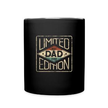 Best Papa Best Dad Ever Limited Edition Father - Full Colour Mug - black - Front