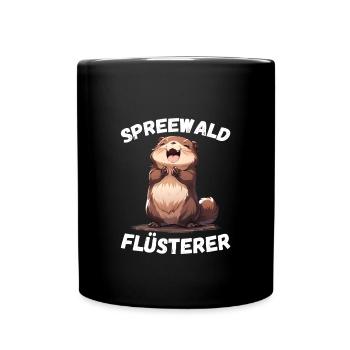 Spreewald Flüsterer - Tasse einfarbig - Schwarz - Vorne