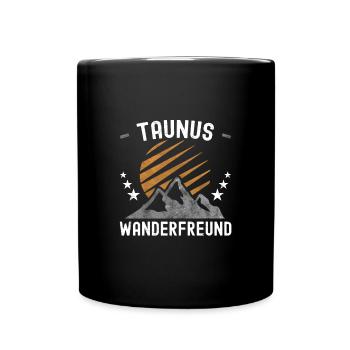 Taunus Wandern - Tasse einfarbig - Schwarz - Vorne