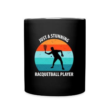 Racqueetball - Full Colour Mug - black - Front