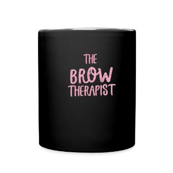 Kosmetiker Lustiger Spruch - Tasse einfarbig - Schwarz - Vorne